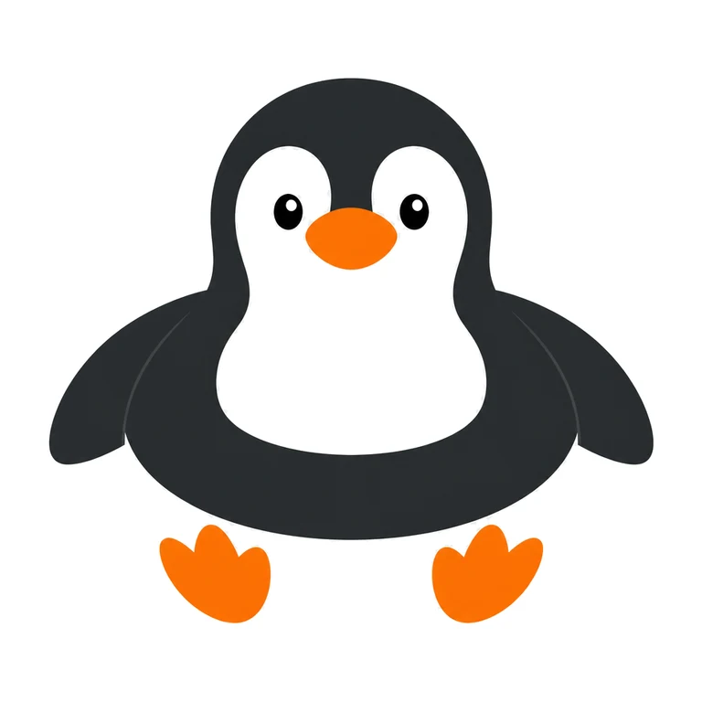 Inflatable penguin