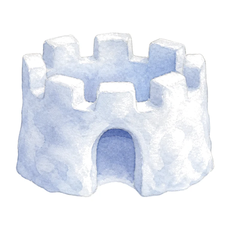 Snow fort