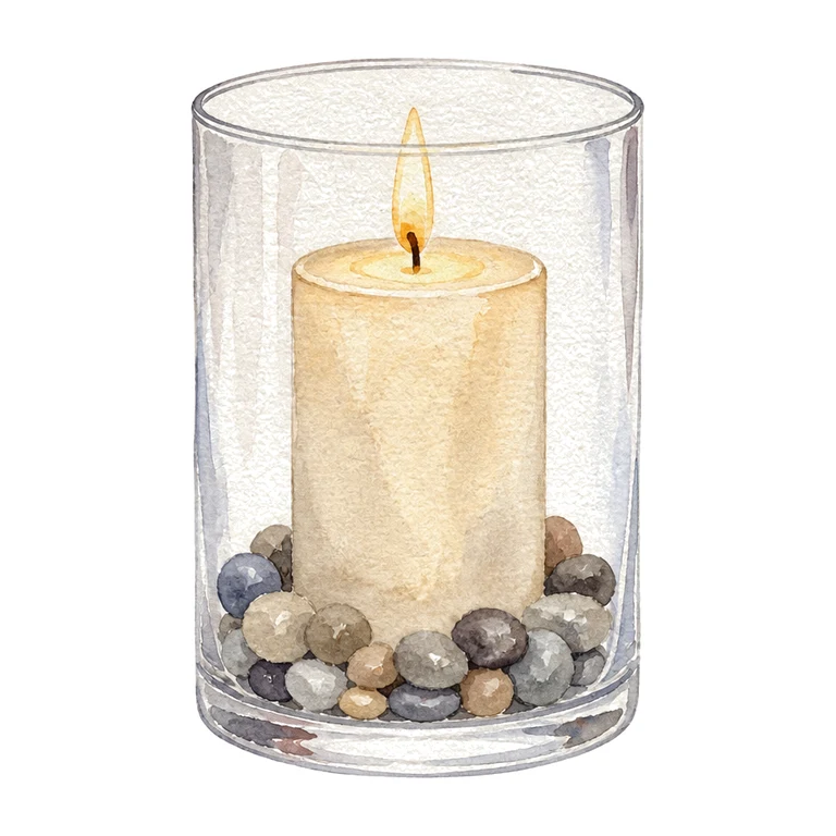 Candle centerpiece