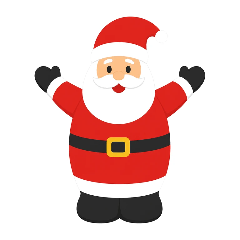 Blow-up Santa