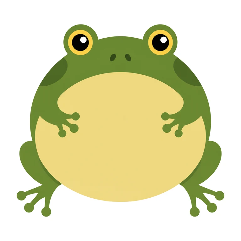 Giant balloon frog