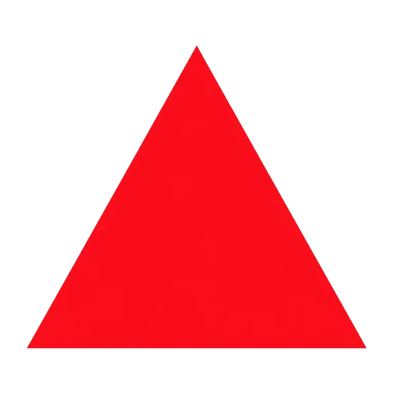red triangle