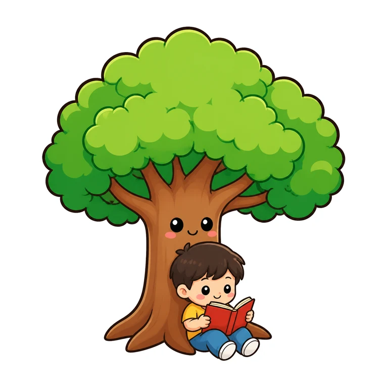 Read under a shade tree