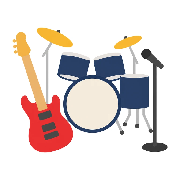 Plays in a band