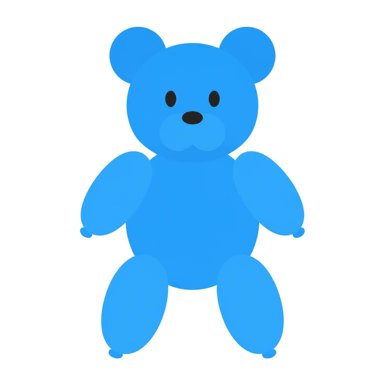 Giant balloon bear