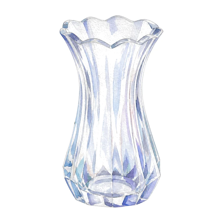 Crystal vase