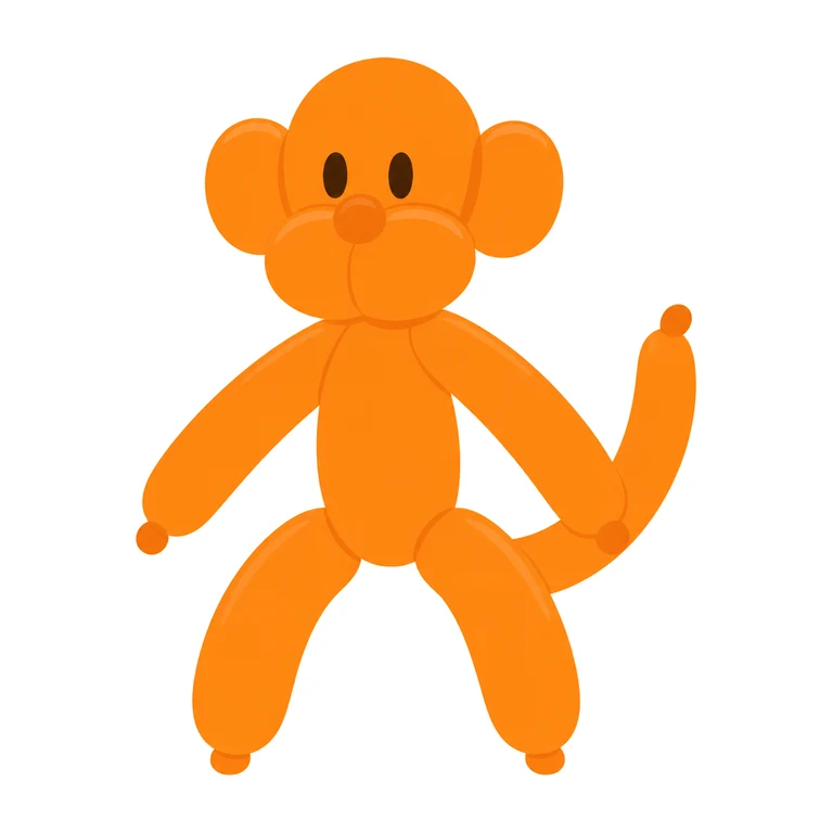 Giant balloon monkey
