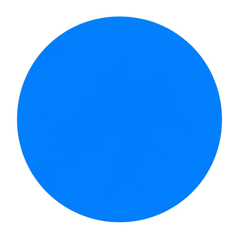 blue circle