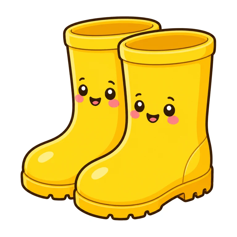 Rubber boots