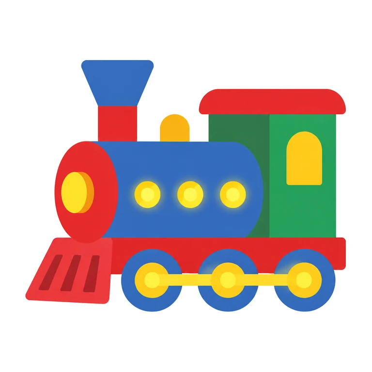 Lighted toy train