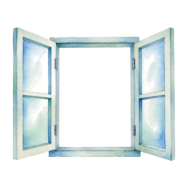 Open a window for fresh air