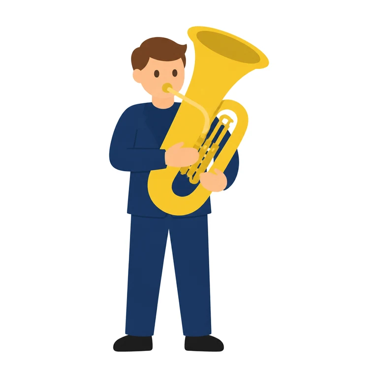 Tuba player