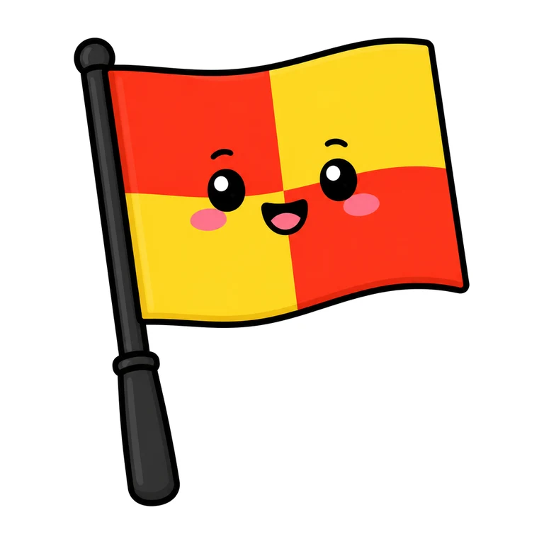Referee flag
