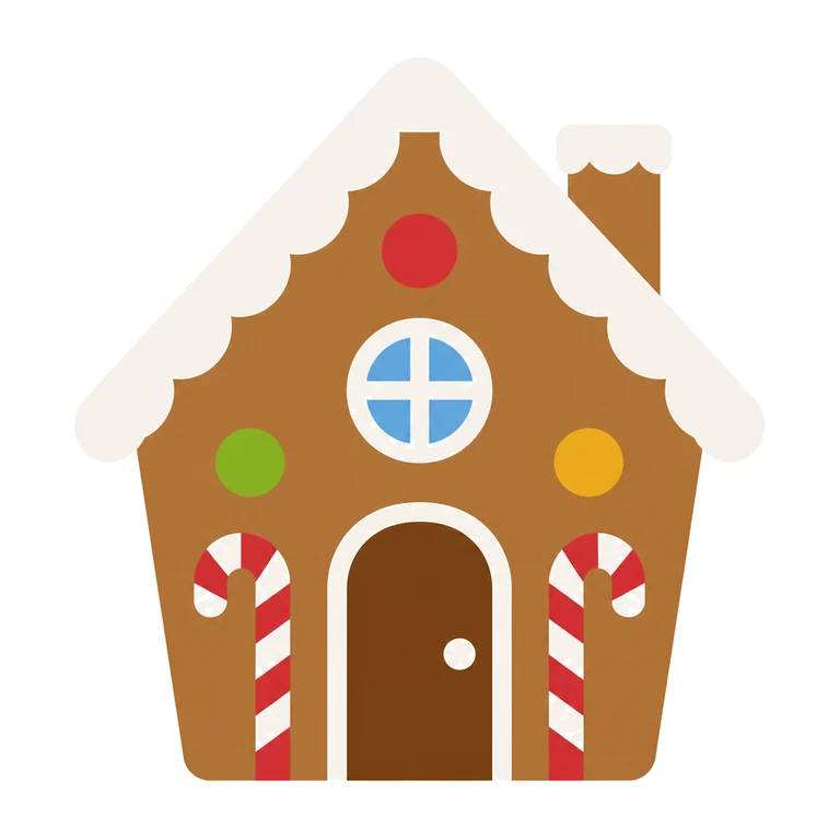 Gingerbread house decoration