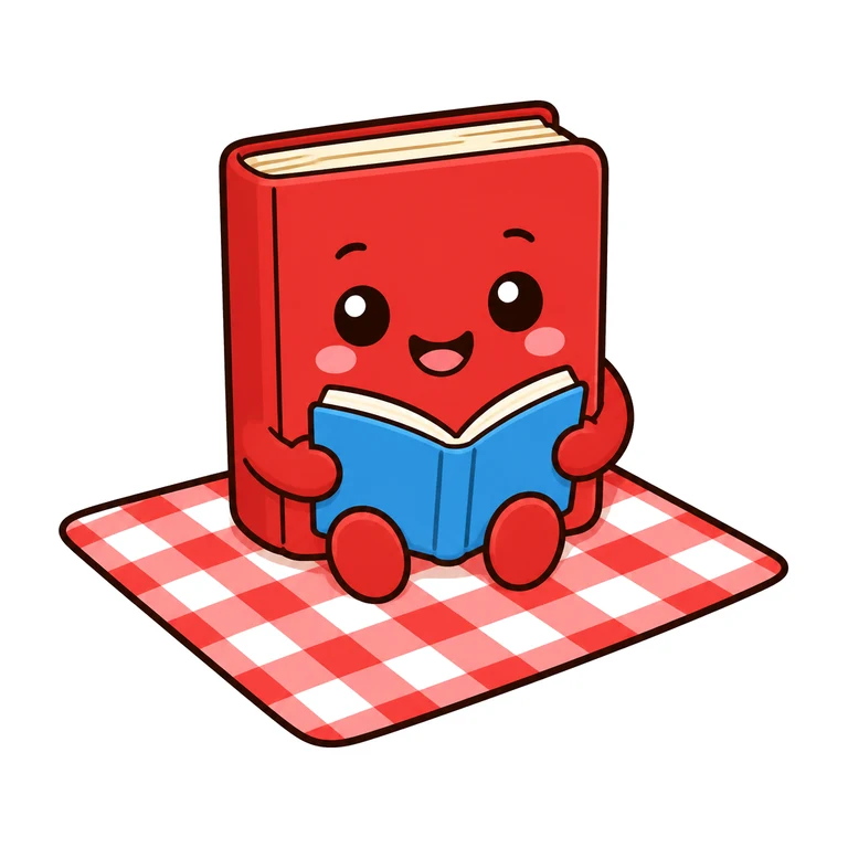 Read on a picnic blanket