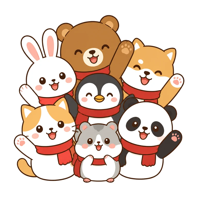 Group photo on New Year's Day