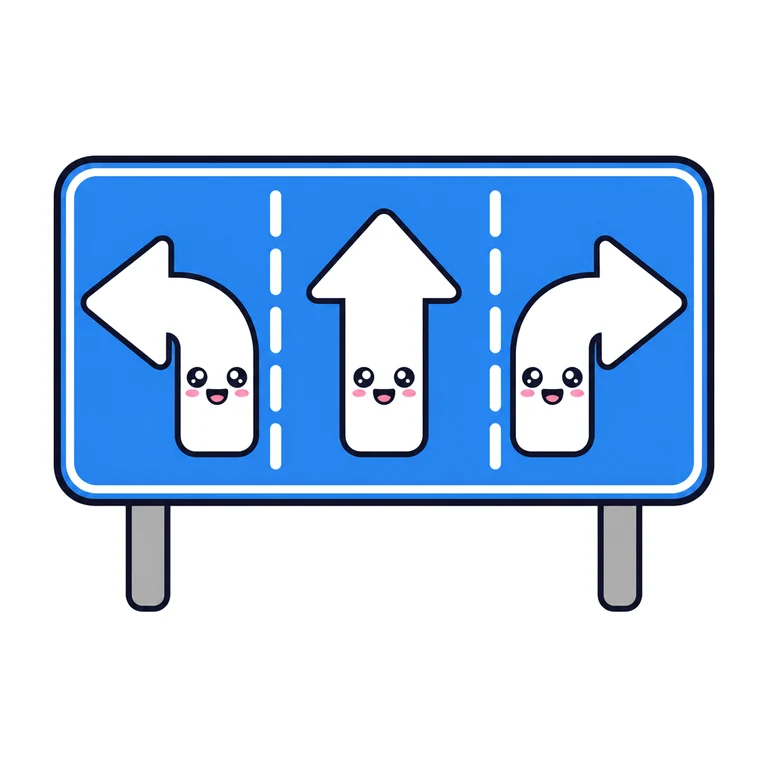 Lane arrows