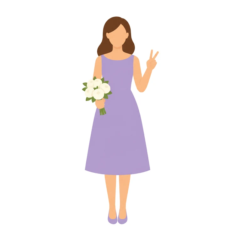 Guest who has been a bridesmaid twice