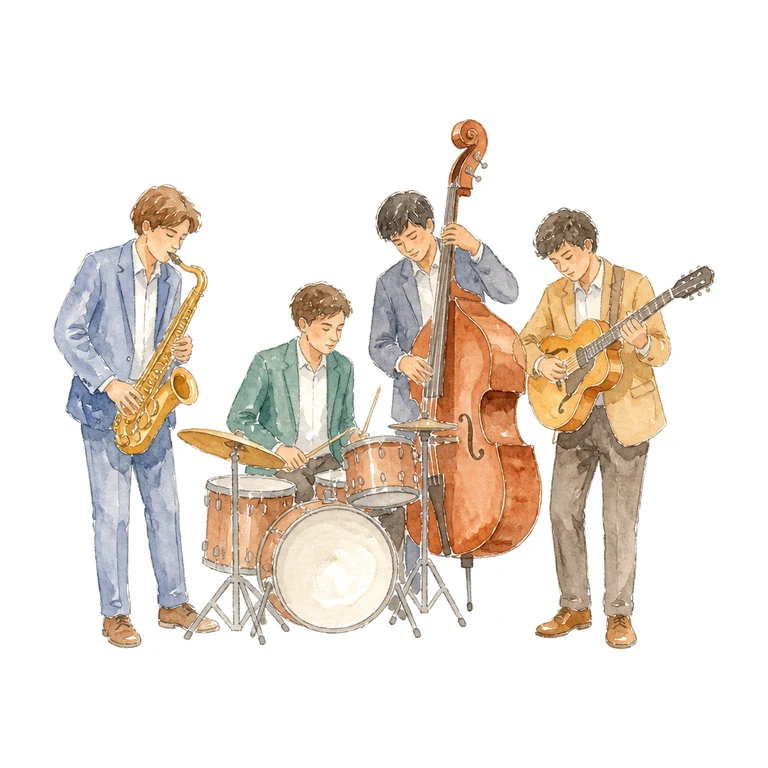 Band playing