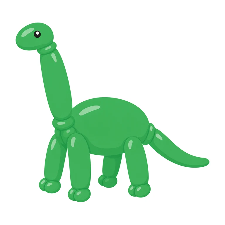 Giant balloon dinosaur