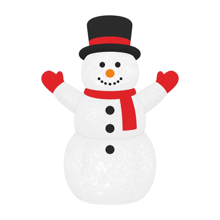 Inflatable snowman
