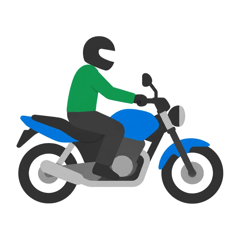 Has ridden a motorcycle