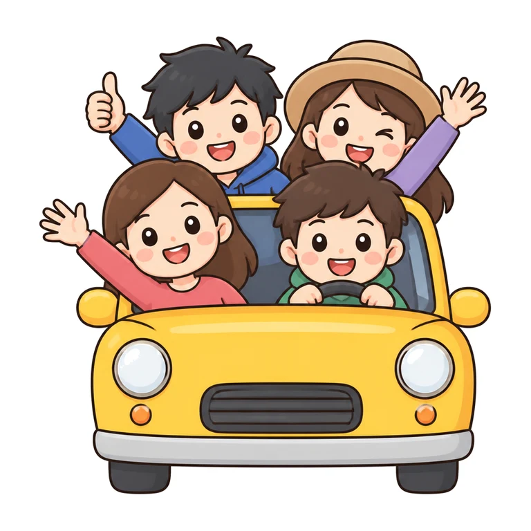 Road trip with friends
