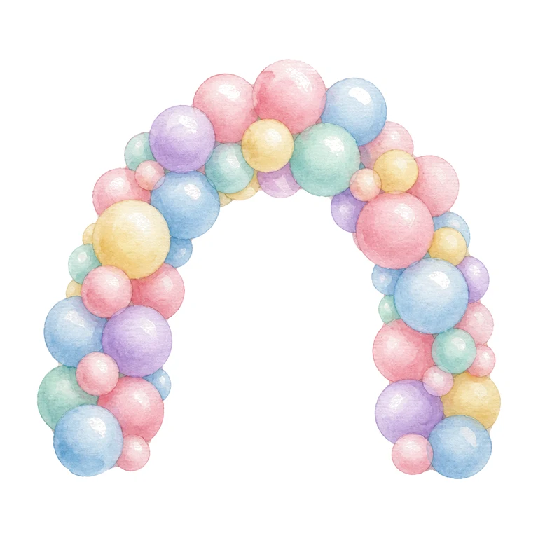 Balloon garland