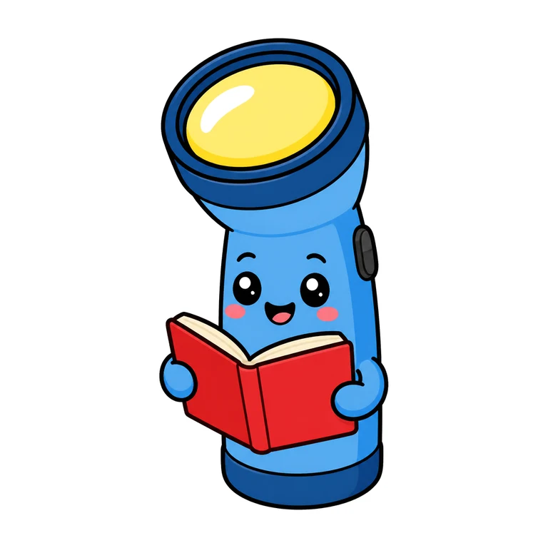 Read with a flashlight