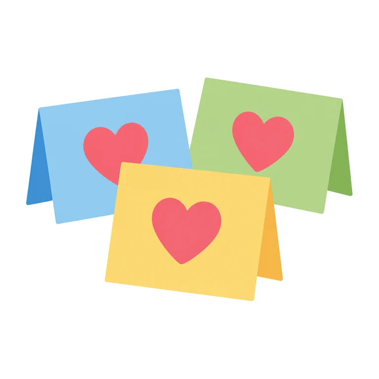 Write 3 thank-you notes