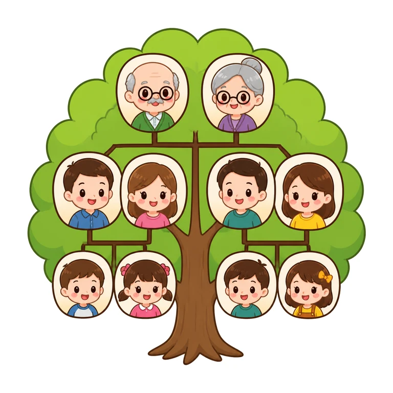 Family tree poster