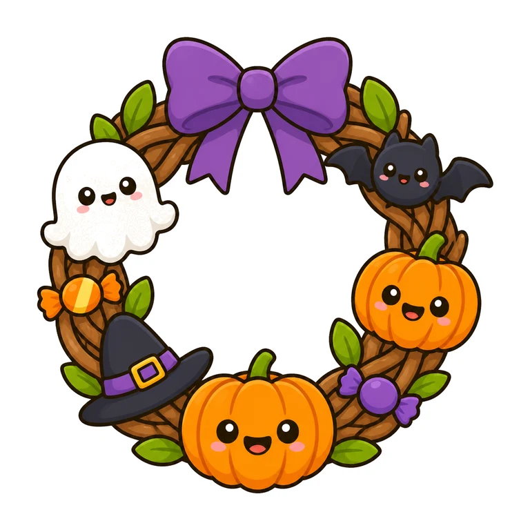Halloween wreath