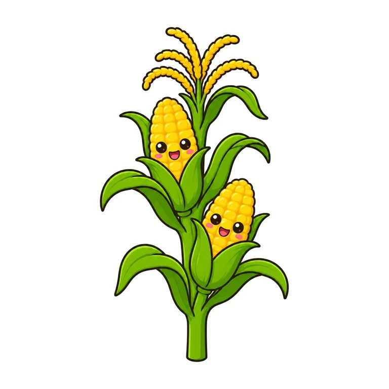 Corn stalks