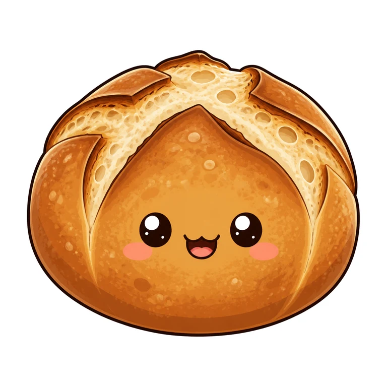 Sourdough bread baked