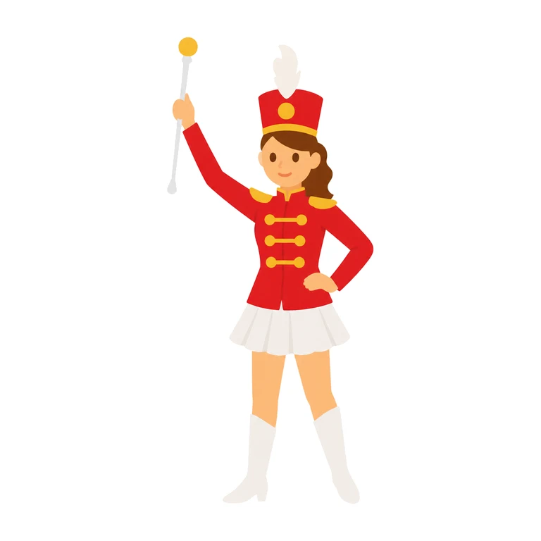 Drum majorette