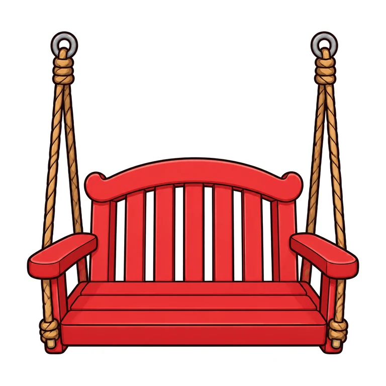 Read on a porch swing