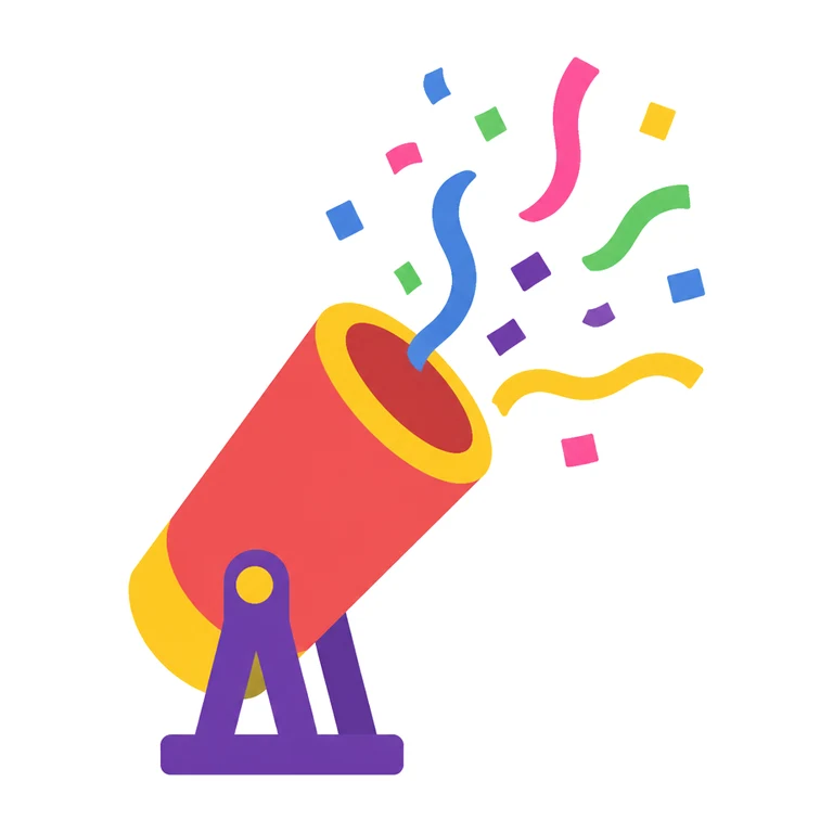 Confetti cannon