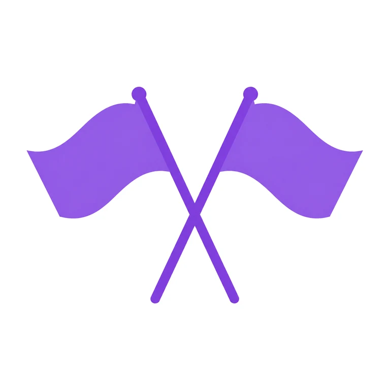 Color guard flags