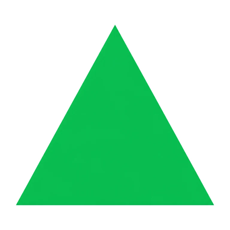 green triangle
