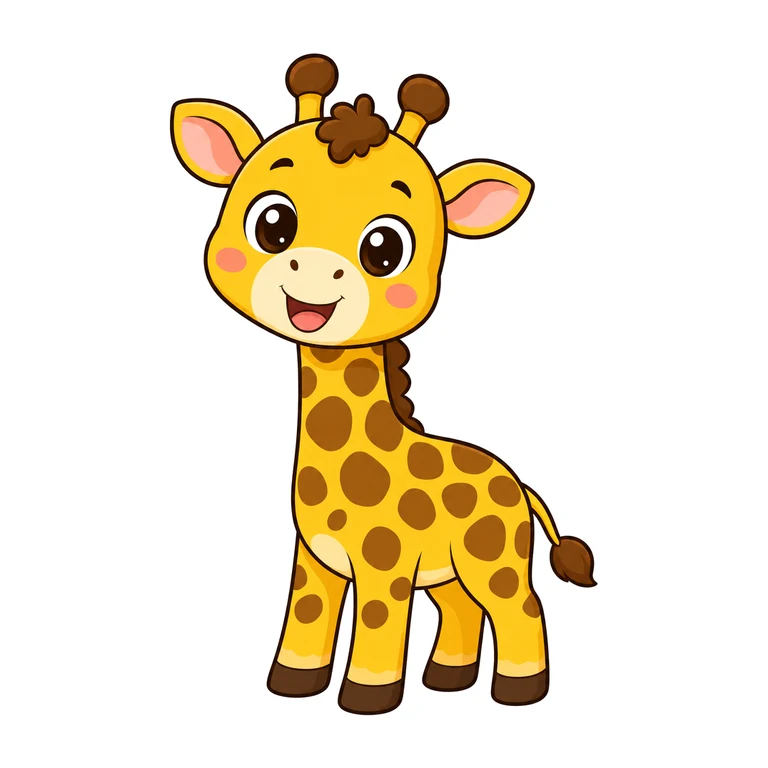 Baby giraffe