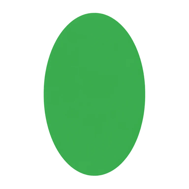green oval
