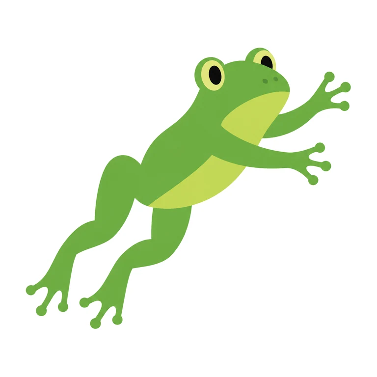 Frog jumps