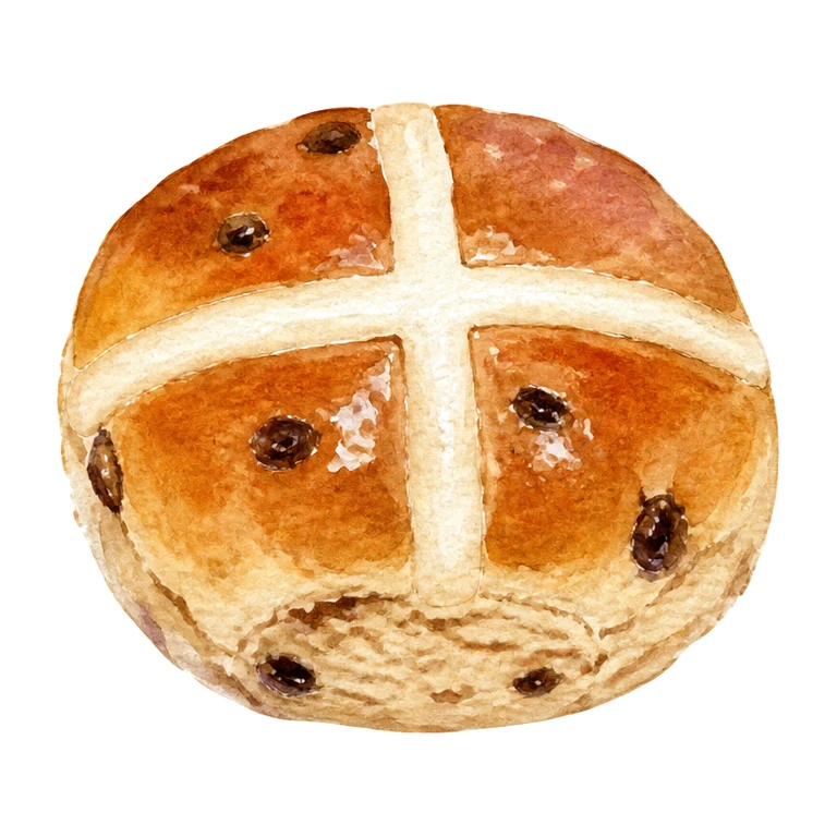 Hot cross bun