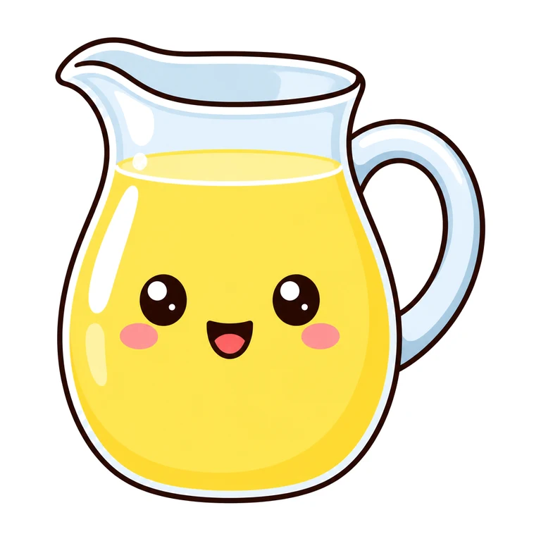 Lemonade pitcher