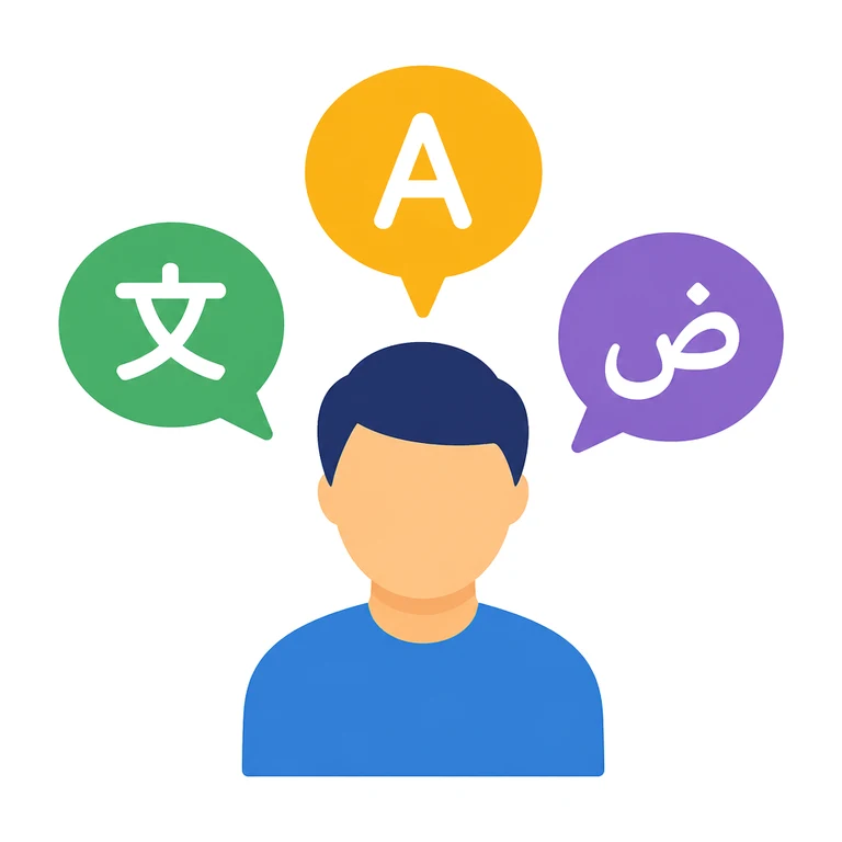 Guest who speaks three languages
