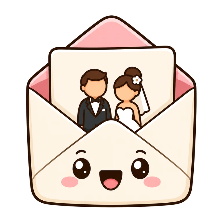 Wedding invitation received