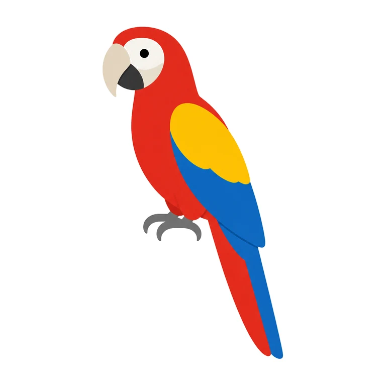 Has a pet parrot