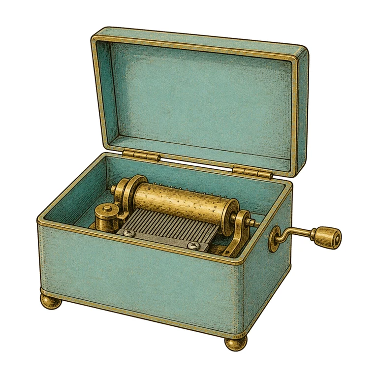 Old music box