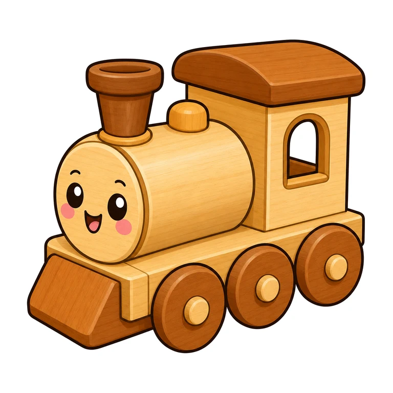 Wooden train