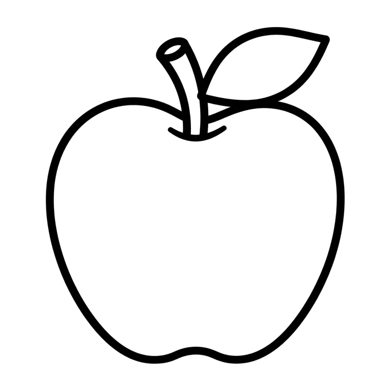 red apple